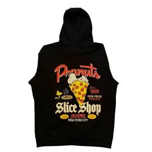 PEANUTS Snoopy Slice Shop Hoodie sz: MEDIUM EXCELLENT CONDITION